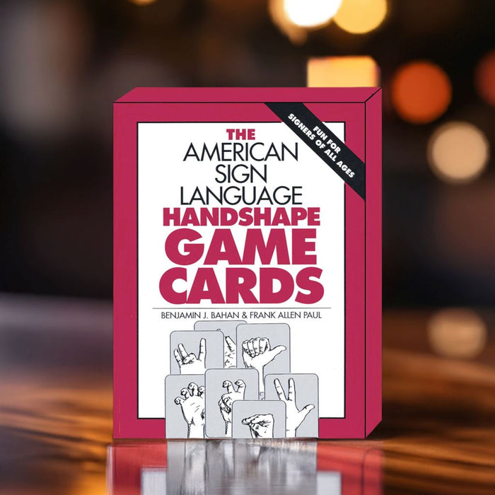 American Sign Language (ASL) Handshape Game Cards Card Games 