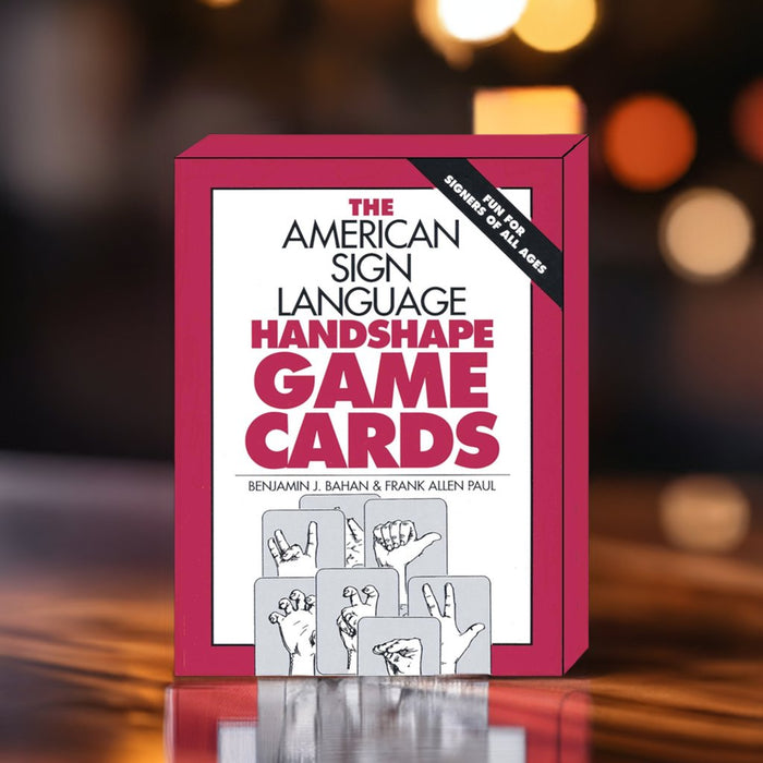 American Sign Language (ASL) Handshape Game Cards