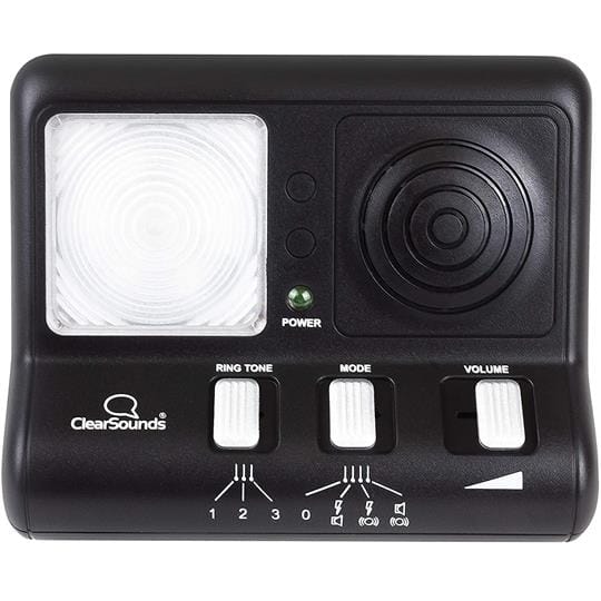 ClearSounds CR200 ClearRing Amplified Telephone Ring Strobe Signaler Phone Ringer Amplifier 