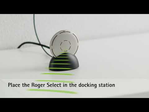 A YouTube video about listening to TV with the Roger Select microphone.  The Select mic can be placed in the charging dock and the dock is connected to the TV audio. The Select microphone will stream to your hearing aids and charge the battery while you watch television. 
