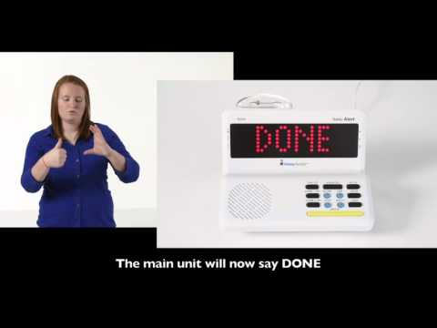 A video explaining how to connect the Smoke and CO transmitter to the main unit.  The video also has American Sign Language (ASL) interpretation. 