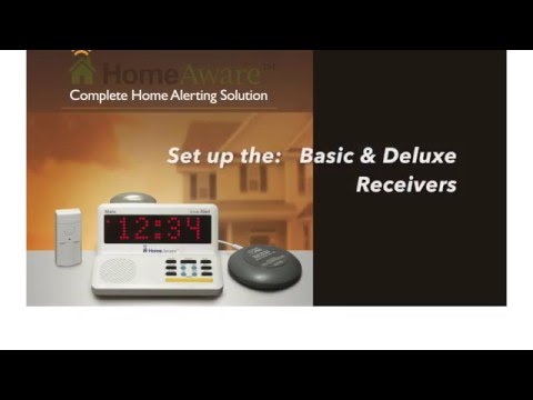 Video of the Sonic Alert HomeAware Basic Receiver - HA360BRK2-1 and how to connect it to the Deluxe Receivers. 