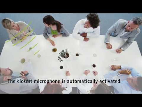 YouTube video about how to use the Phonak Roger Table Mic II in a meeting. 