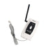 Silent Call Medallion Series Phone-TTY Transmitter TEL-MC with phone cord and black antenna. 