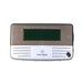 Sonic Boom Vibrating Travel Alarm Clock SB200ss Front View of the screen and alarm settings and volume. 