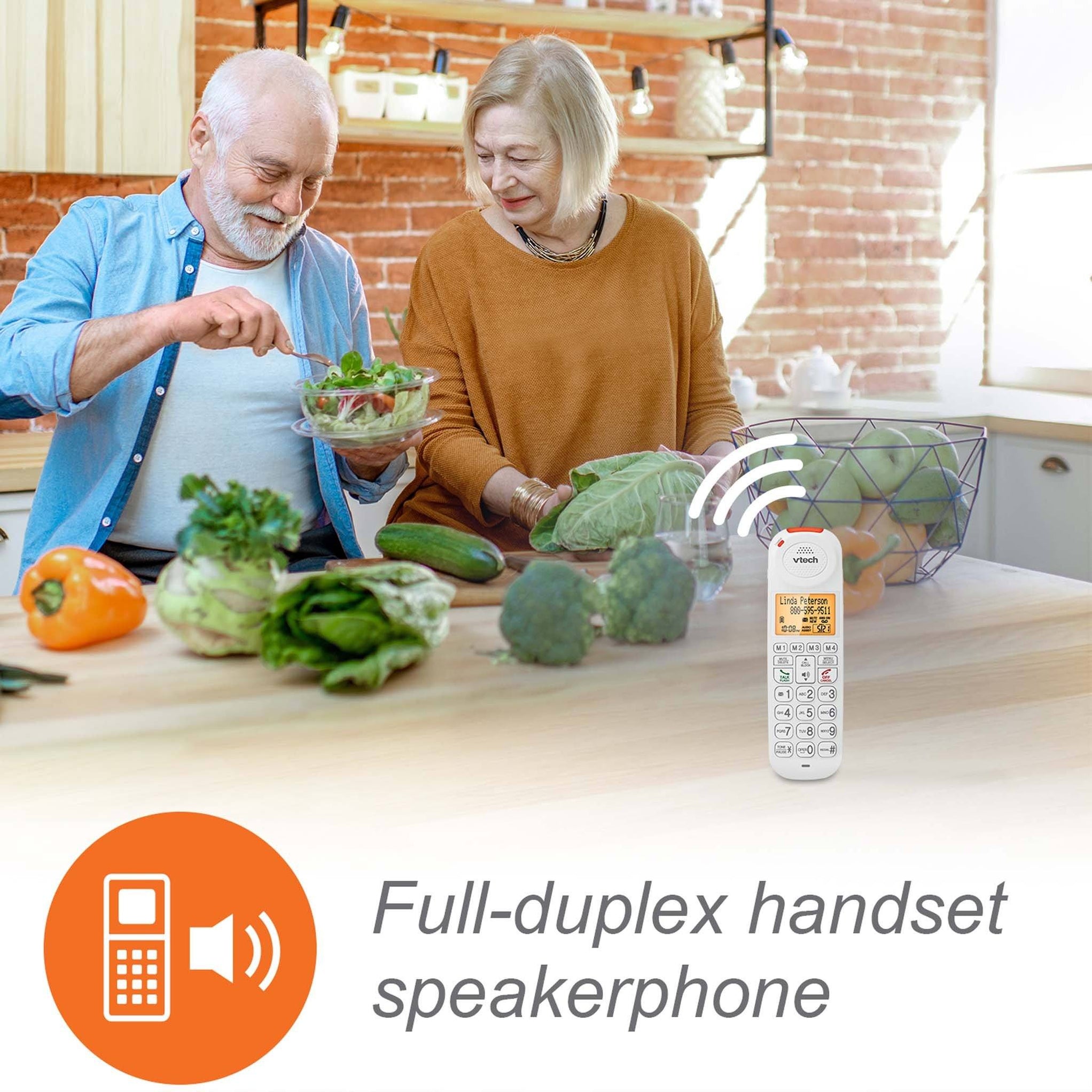 Vtech SN5147 Amplified Corded/Cordless Phone with Answering System, Big